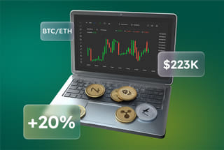 AI automated trading system technology visualization on test dev
